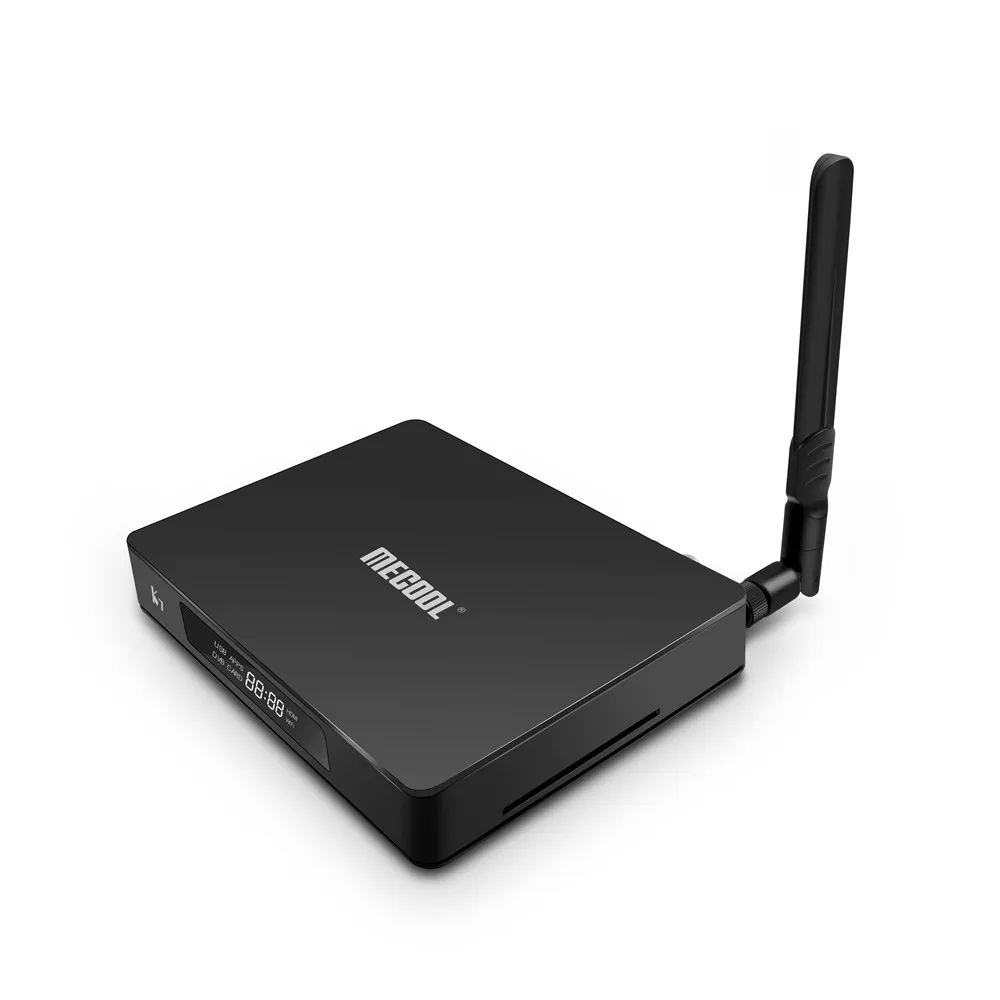 Медиаплеер MECOOL K7 DVB s2-t2-C Android 9,0, Amlogic S905X2, 4 Гб DDR4, 64 Гб ПЗУ, 2,4G, 5G, WiFi, USB3.0, 100 Мбит/с, 4K