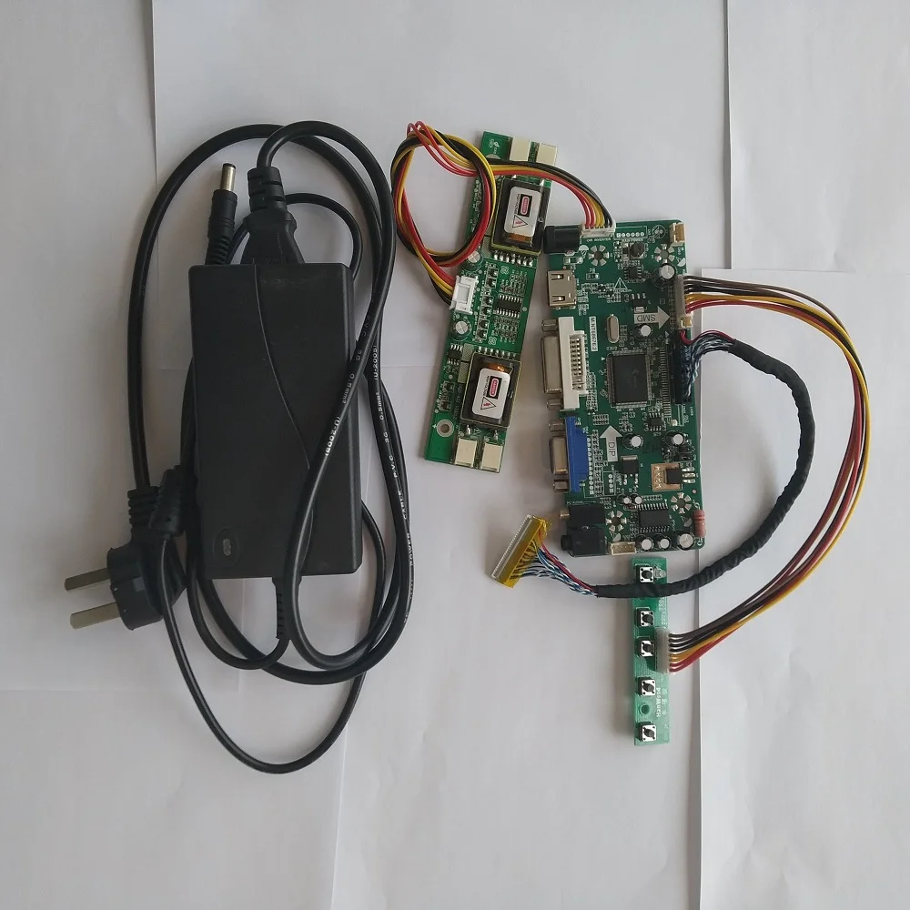  New KIT FOR panel screen LCD UNIVERSAL COMPATIBLE NT68676(HDMI+DVI+VGA) CONTROLLER BOARD with adapt