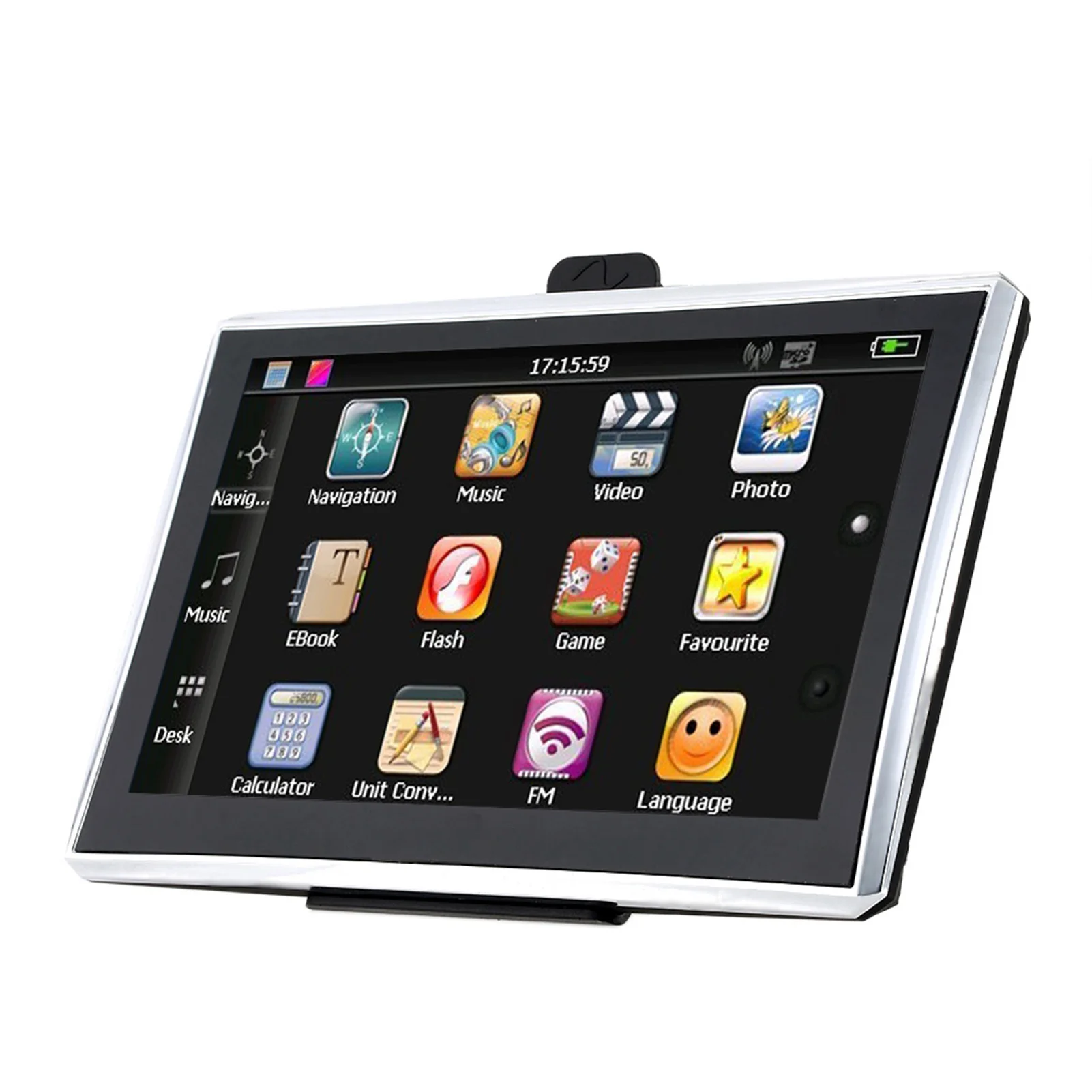 Car Gps Navigation 7 Inch Portable Gps Navigator 128mb Ram 4gb Rom Fm