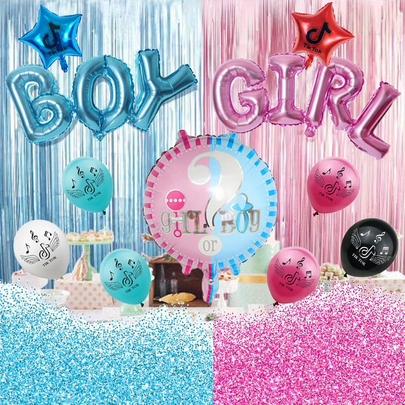 Basura Haz lo mejor que pueda Cooperativa TikTok globo con temática de moda para fiesta de cumpleaños, suministros de  globos con película de aluminio, decoraciones de cumpleaños, juguetes para  niños|Globos y accesorios| - AliExpress