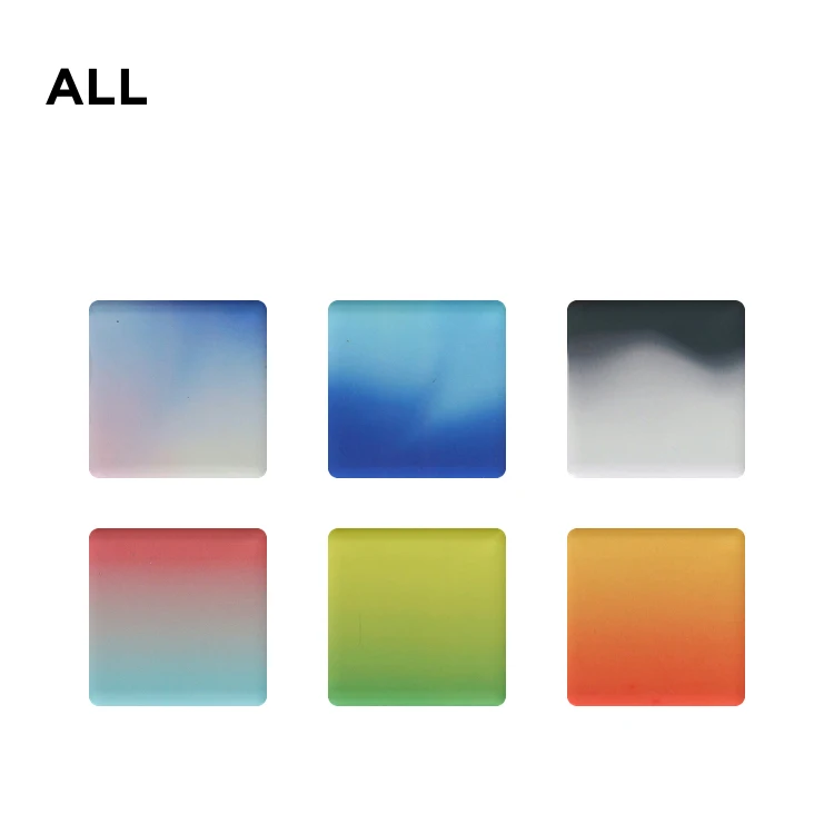 

Design simple gradient color refrigerator stickers magnet