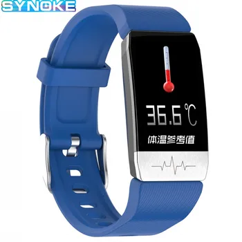 

Sports Smart Watch Men Thermometer Watch Bluetooth GPS Pedometer Measuring Body Temperature Wristband Heart Rate Sleep Tracker