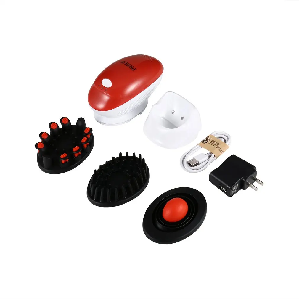 

Multifunction Lightweight Waterproof Electric Scalp Massaging Shampoo Brush Tool With Rechargeable Built-in Battery US Plug