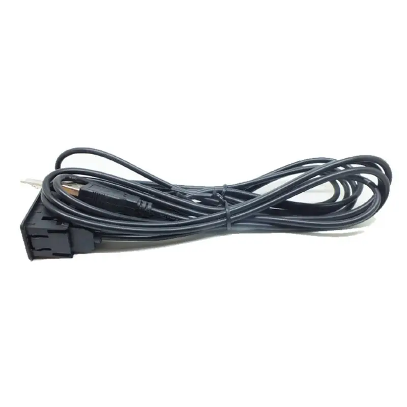 Автомобильный двойной USB порт 3,5 мм AUX USB свинцовый Удлинительный кабель жила наушников адаптер 19QD