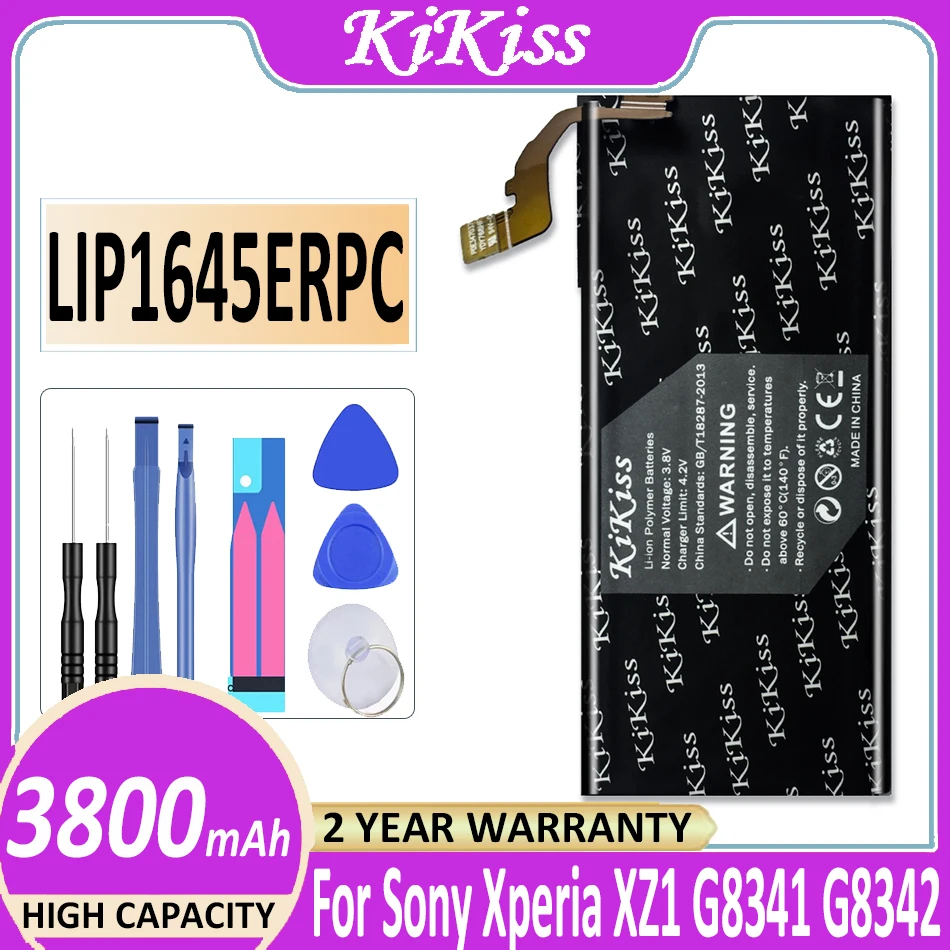 Аккумулятор KiKiss 3800 мАч для телефона Sony Xperia XZ1 5 2 &quotG8341 G8342 G8343 Dual F8342 SO-01K LIP1645ERPC