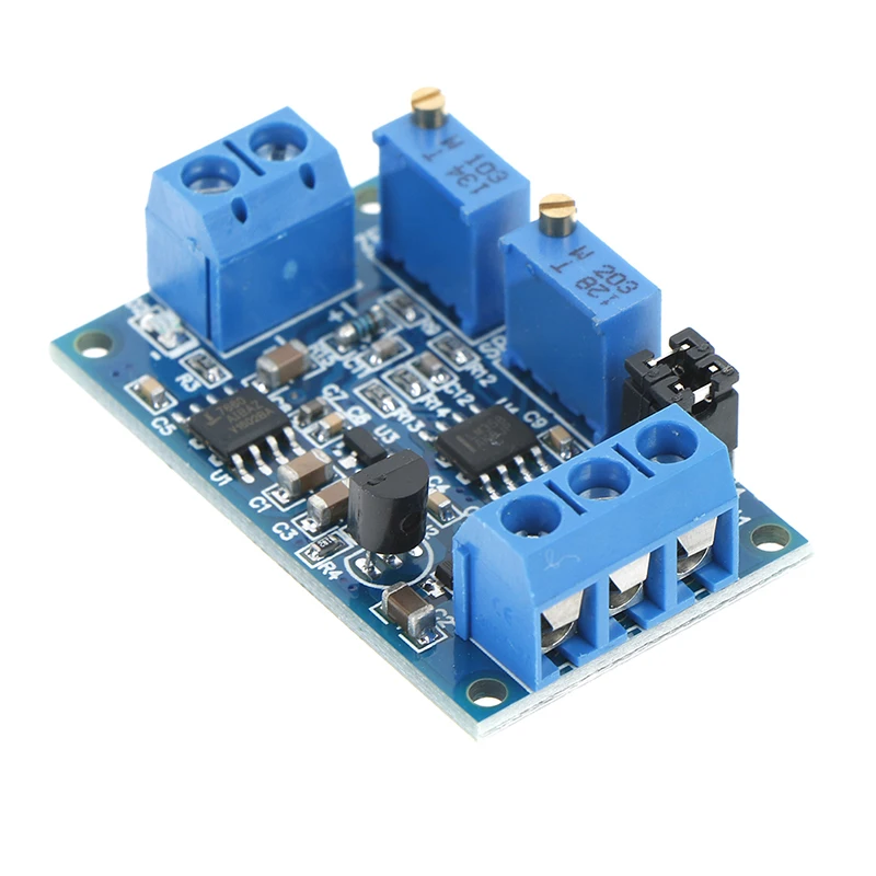 

New 1PC Current To Voltage Module 0/4-20ma To 0-3.3V 5V 10V Voltage Transmitter