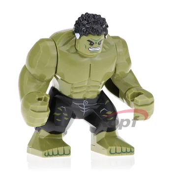 

10pcs Super Heroes 7CM Big Size Single Sale Infinity War Movie Series Hulk Thor Hulkpool Deadpool Building Blocks Toys XH 887