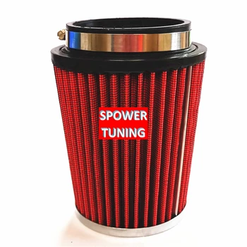 

3.5"89MM PERFORMANCE RACING HIGH FLOW AIR INTAKE DRY CONE FILTER+STAINLESS STEEL CLAMP 7D