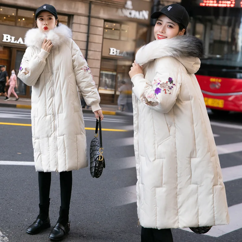 

Down Jacket Cotton-padded Clothes 2019 New Style Fall And Winter Clothes Dongdaemun Hong Kong Style Leather Coat Cotton-padded J