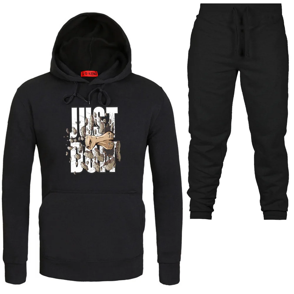 

Fashion Brand Men And Women Hoodie Hoodie Spring And Autumn Fashion Set plus Velvet Printed Coat Hoodie Sports Set