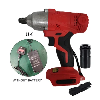 

330Nm Electric Ratchet Wrench Socket Power Tools Set W/ Charger Kit AC 100-240V