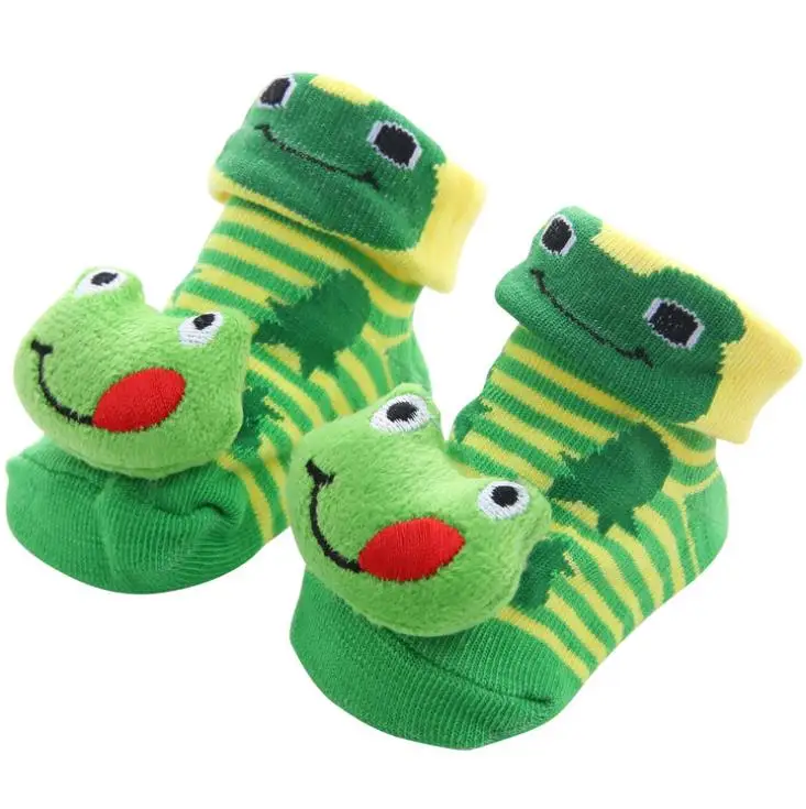 Newborn Baby Socks Rubber Anti Slip Floor Kids Toddlers Fashion Animal Newborn Cute Sock Shoes Winter Socks for Baby Girl - Цвет: 10