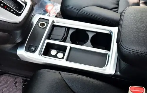 

CHROME MATTE DRINK CUP HOLDER TRIM COVER For Honda CR-V CRV 2015 2016