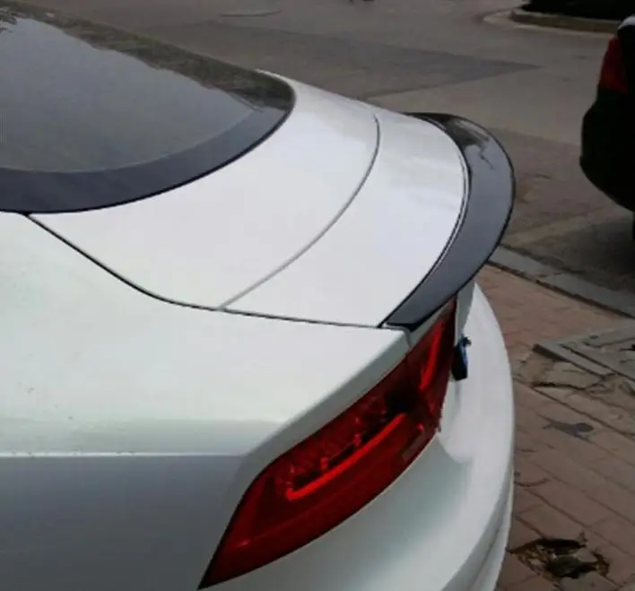 Углеродное волокно автомобиля задний багажник спойлер крыло подходит для AUDI A7 S7 RS7 2011 2012 2013