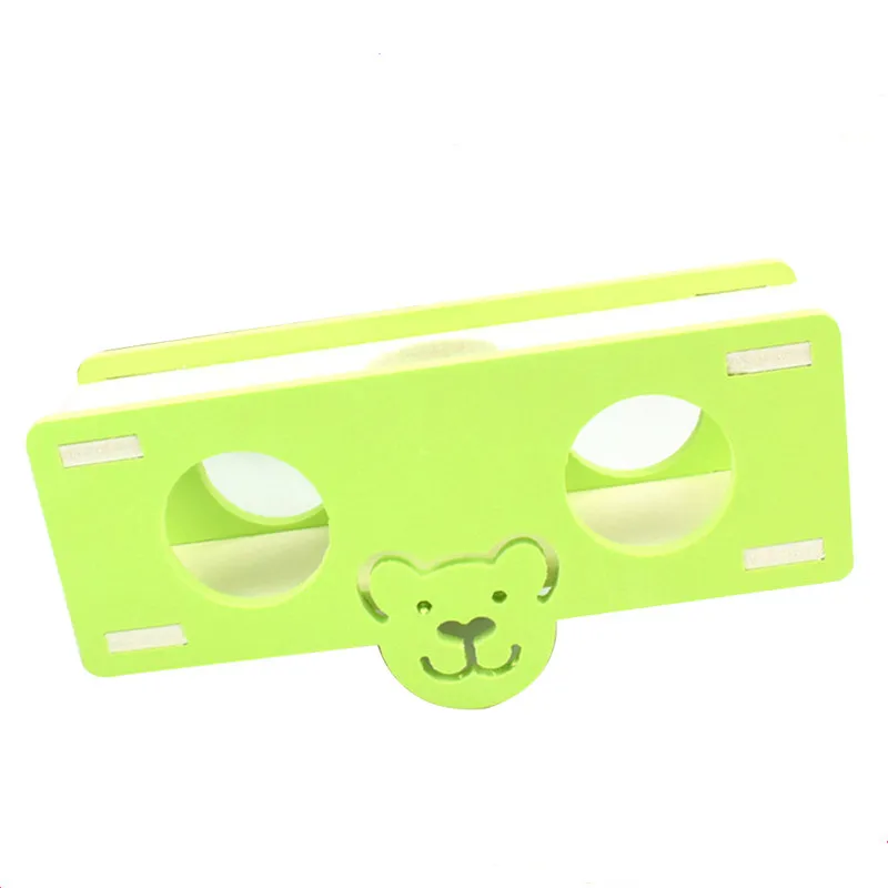 green bear L Красочная и интересный хомяк Seesaw роликовая лестница для спортзала маленькая животные белка морская свинка маленькая мышка Спортивная упражняющая игрушка - Цвет: green bear L