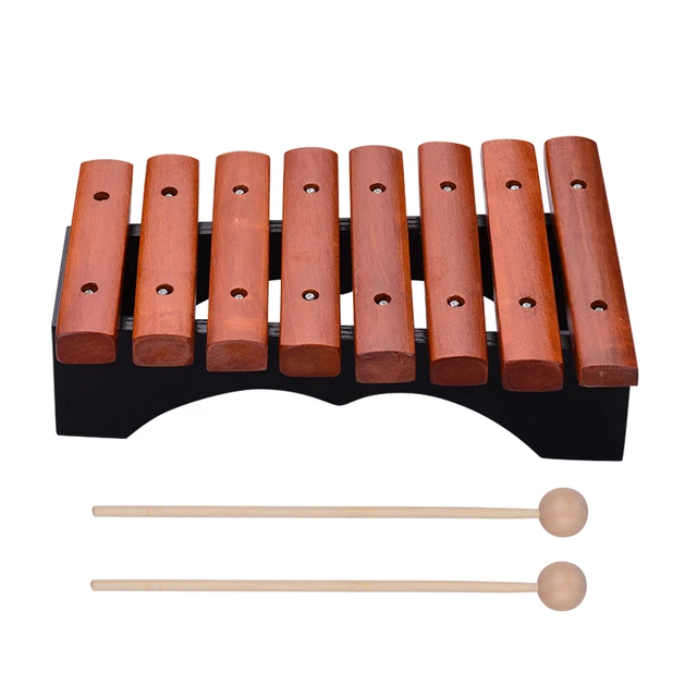 Instrument De Musique Éducatif À Percussion Xylophone En Bois, 8