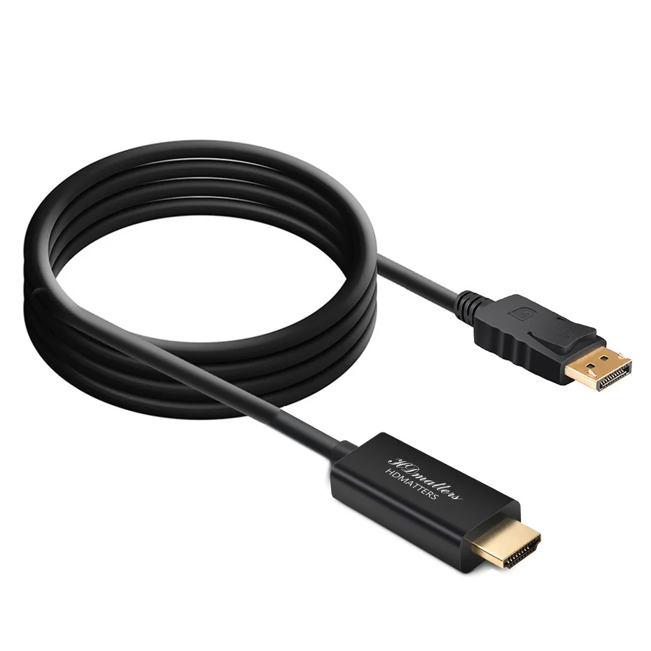 Кабель адаптер с 4K Displayport на HDMI 1080P Dp папа для HP Dell Asus Lenovo ПК ноутбука|cable sector|cable
