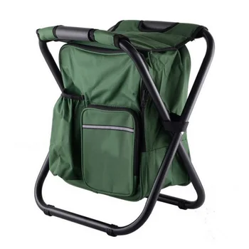

2 in 1 Folding Fishing Chair Bag Fishing Backpack Chair Stool Convenient Wear-resistant for Outdoor Climbing Equipment WF1104