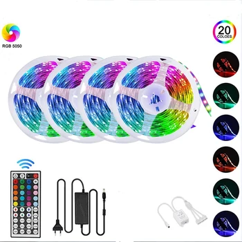 

LED Strip Lights 5050 RGB 20M with 44 Keys Remote for Room Bar Party