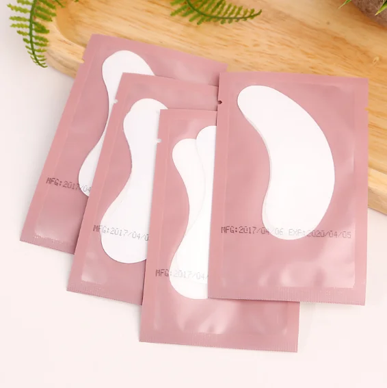 500pairs Pink 500 накладные ресницы для наращивания Бумага патч с подарочной безворсовой глаз расширений накладки-наклейки под глаз кругов под глазами подушки ресниц макияж инструменты - Цвет: 500pairs Pink