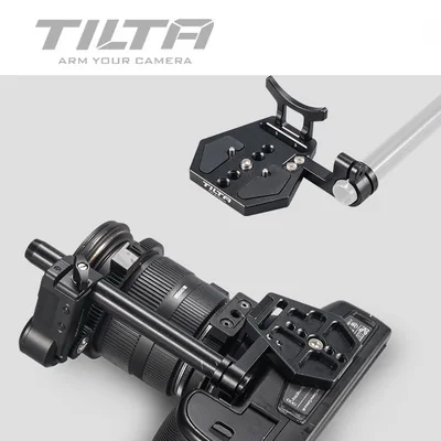 15MM baseplate adapt Tilta Nucleus-Nano двигатель ручной Руль Nucleus N аксессуар кабель питания 15 мм адаптер fr ROIN S 18650 батарея пластина для BMPCC 4K - Цвет: 15MM baseplate adapt