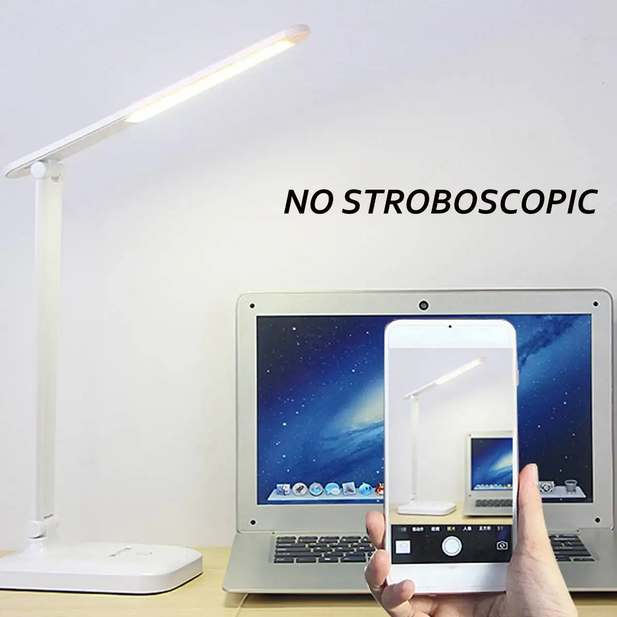  Adjustable USB LED Desks Table Lamp Reading Light Touch Switch Desk Lamps 3 Modes Desk Lamp Led Nig