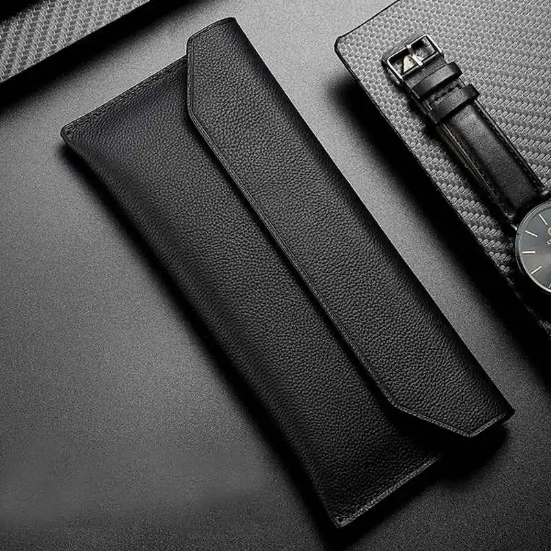 Genuine Leather Pouch For Iphone 11 12 Pro XS Max Case Envelope & Magnetic Coque  4.7