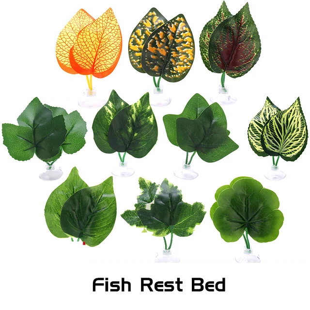 1/2/4/10PCS Betta Fish Leaf Pad Betta Fish hammock Betta Fish Tank