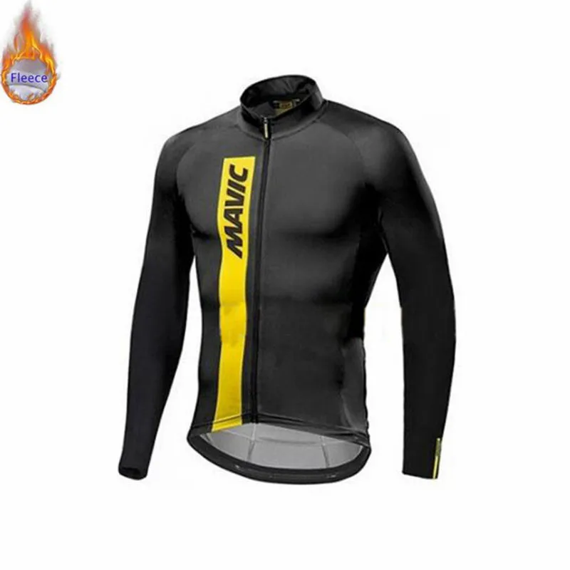 MAVIC Pro Team, Мужская зимняя одежда для велоспорта, дышащая, Ropa Ciclismo, одежда с длинным рукавом для горного велосипеда, одежда для спорта на открытом воздухе