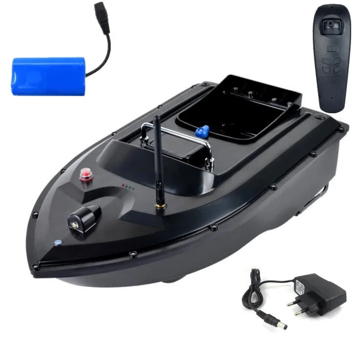 500 м RC Distacne Авто RC пульт дистанционного управления лодка для доставки прикорма и оснастки Speedboat рыболокатор корабль лодка с ЕС зарядное устройство США/Великобритания зарядное устройство 3 часа - Цвет: 1 battery EU Plug