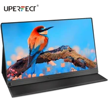 Портативный монитор UPERFECT 15,6 дюйма для ноутбуков и ПК, IPS 4K UHD внешний экран, Мобильный ЖК-дисплей, USB C, Xbox, PS4, переключатель для ноутбуков, HDMI Портативный монитор UPERFECT 15,6 дюйма для ноутбуков и ПК, IPS 4K UHD внешний экран, Мобильный ЖК-дисплей, USB C, Xbox, PS4, переключатель для ноутбуков, HDMI