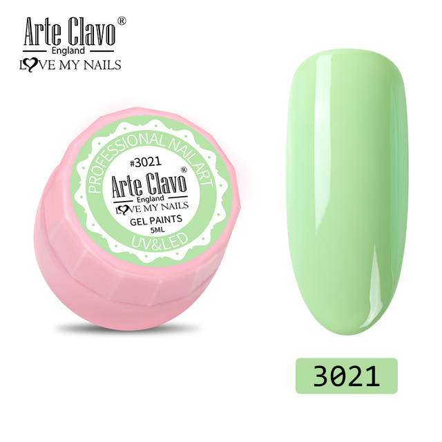 Clavo 5ML Painting Gel Nail Polish 72 Colors Gel Varnish Set For Manicure Top Base Coat Hybird Design of Nail Art Lacquer