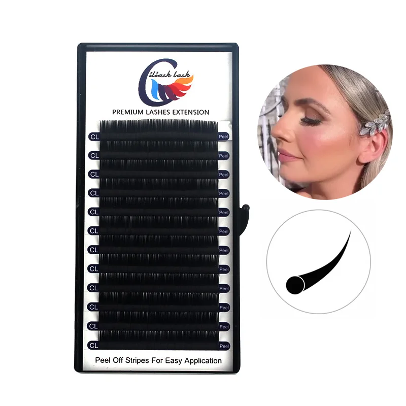 Реснички корейский материал индивидуальные шелковые волокна поднос для