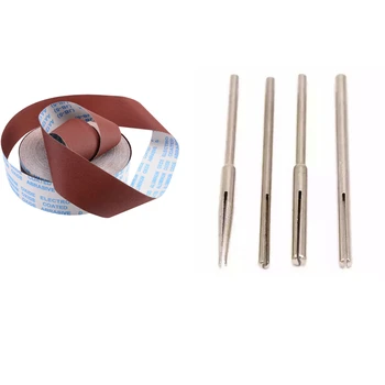 

115mm x 2m Aluminium Oxide Sanding Roll 80 Sander Abrasive Polishing Woodworking Sandpaper clip Connecting rod Tools