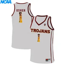 Новое поступление высокое качество ушер#1 Uyaelunmo#34 колледж футболка ограниченной серии Майки S-XXXL