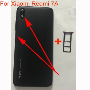 

Original LTPro Battery Back Rear Cover Door For Xiaomi Redmi 7A Housing Case with camera lens & buttons & SIM Replacement Parts