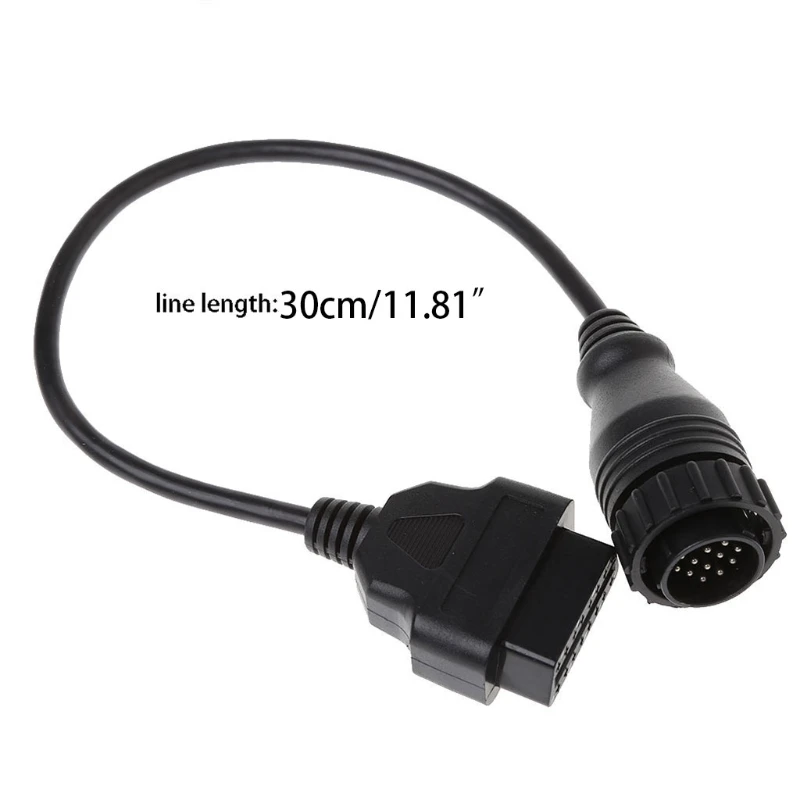 Диагностический Кабель адаптер OBD2 с 14 Pin на 16 для Mercedes Benz Sprinter 23GC|Кабели и