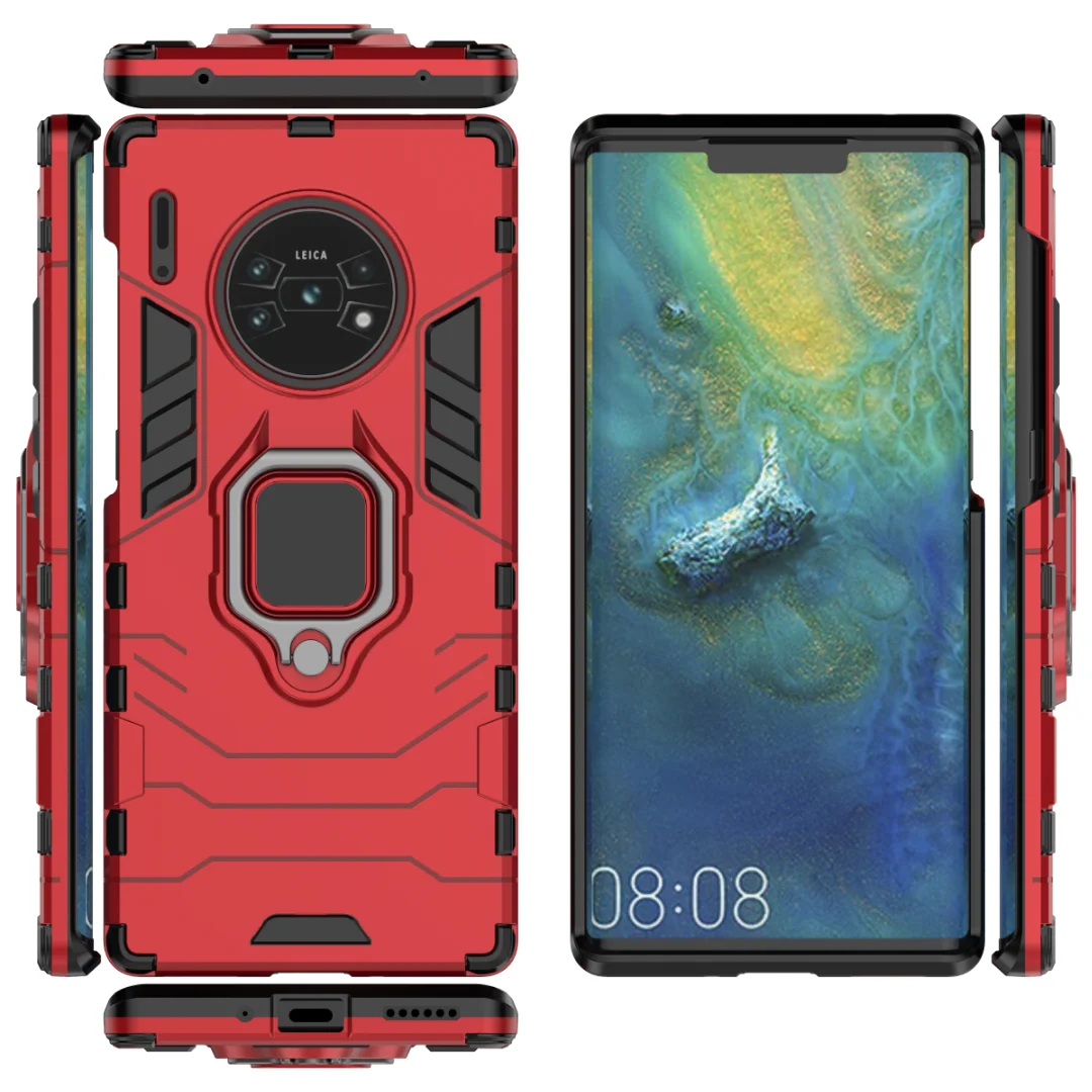 Магнитный автомобильный чехол-подставка для huawei mate 10 20 30 lite pro Чехол для mate 9 10 20x 30pro Твердый Чехол для mate 30 20 Lite