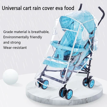 

New Baby Stroller Raincover Universal Pushchair Pram Buggy Rain Cover Transparent Rain Cover