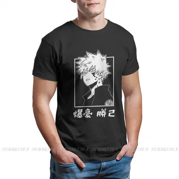 

Boku No Hero Academy T Shirt Red T-Shirt Katsuki Bakugo Kacchan Men Fashion Short Sleeve