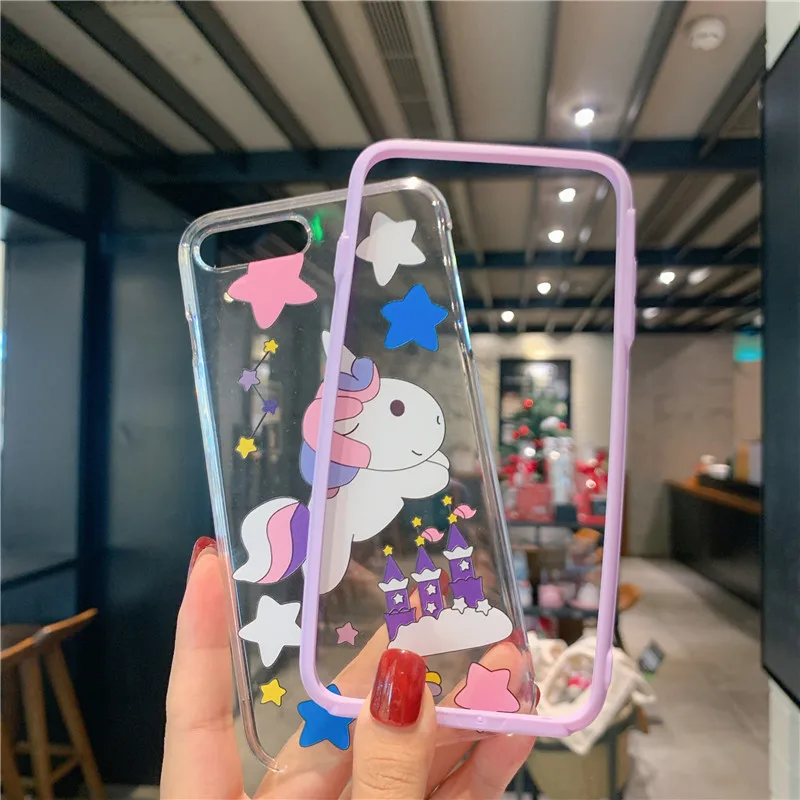 Для iPhone 11 pro Max чехол для телефона с мультяшным медведем+ пленка для экрана из закаленного стекла для iPhone X XS Max XR 7 8 6s Plus прозрачный чехол