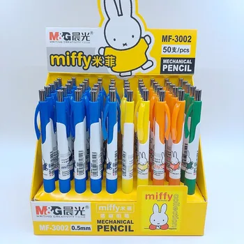 

Wholesale (50 Pieces/Lot) Kawaii Cartoon Rabbit 0.7mm 0.5mm Mechanical Pencil Automatic Pen For School Student Cute Gift MF3002