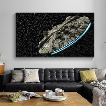 

Modern Posters and Prints Canvas Painting Abstract Star Wars Destroyer Wall Art Pictures for Living Room Home Decoration Cuadros