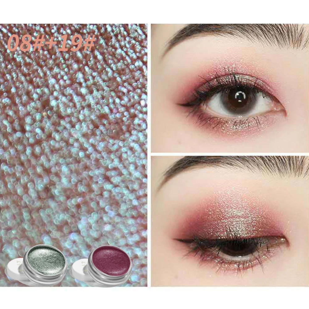 25 Monochrome Color Wet Jelly Eye Cream High Glow eye shadow Makeup