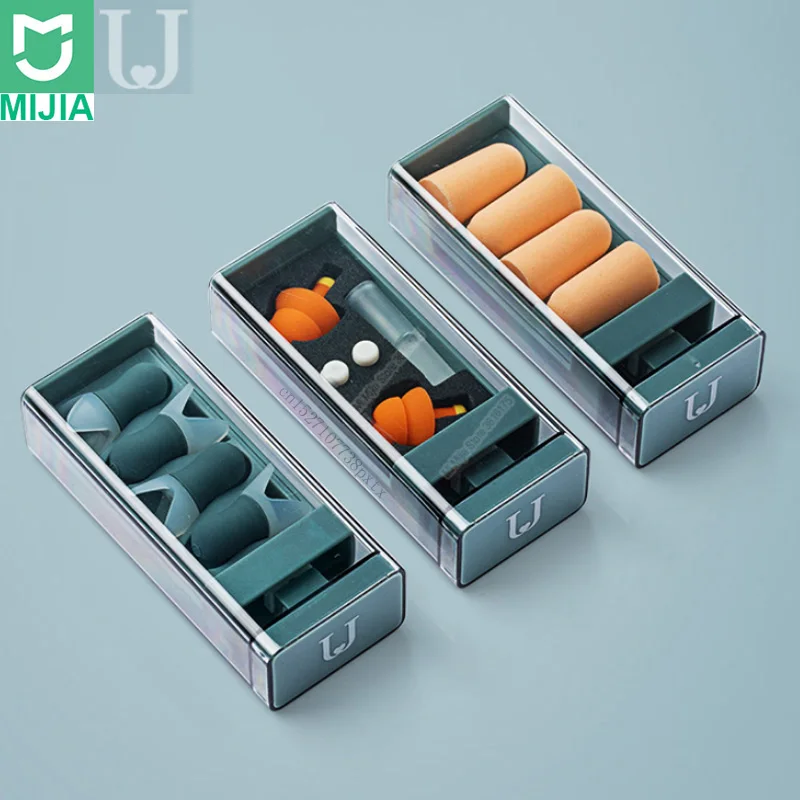 

Xiaomi Jordan&Judy Soundproof Earplugs Mute Professional Noise Reduction Light Soft Silicone Sleeping foam Travel Earplugs