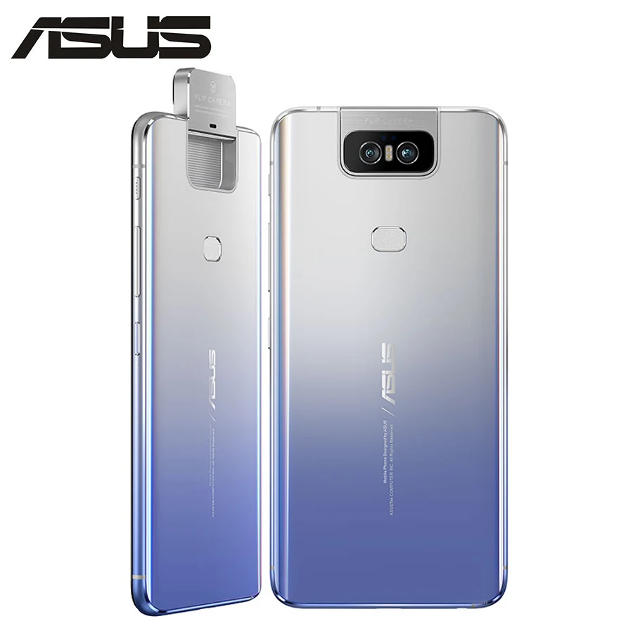 Мобильный телефон Asus Zenfone 6 ZS630KL, 8 ГБ, 256 ГБ, 6 ГБ, 128 ГБ, 6,4 дюйма, Восьмиядерный процессор Snapdragon 855, 48 МП, 13 МП, откидная камера, NFC телефон