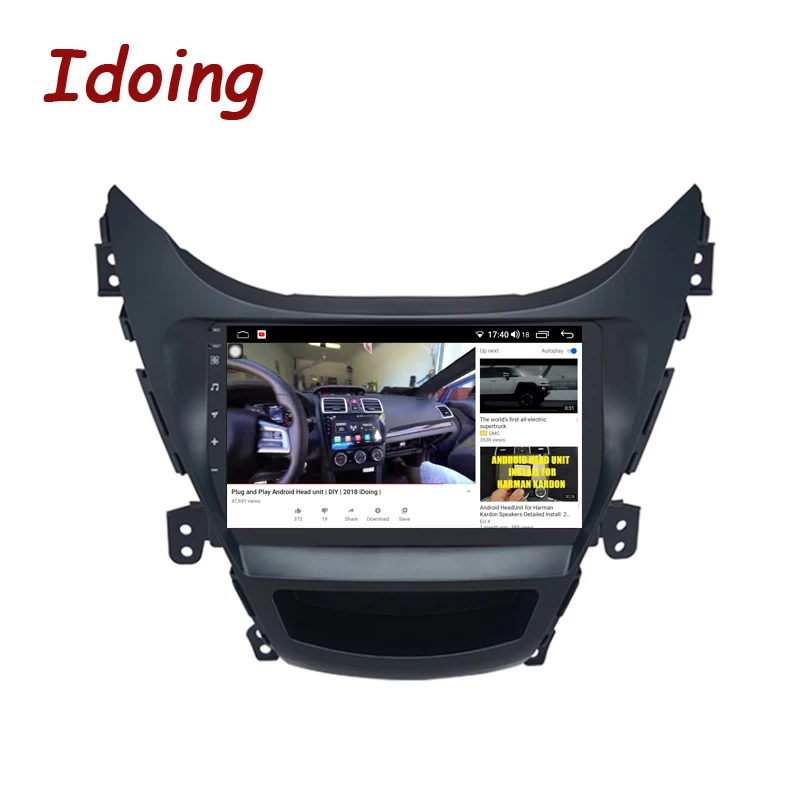 Idoing 9Autoradio Android Head Unit 2k For Hyundai Elantra 6 2018