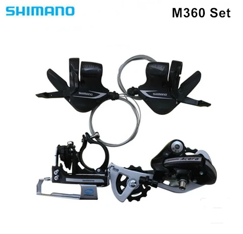 

Shimano Acera FD M360 Front derailleur Mountain Bike RD M360 Rear Derailleur 21/24 Speed Double Pull SL M360 Shifter Lever