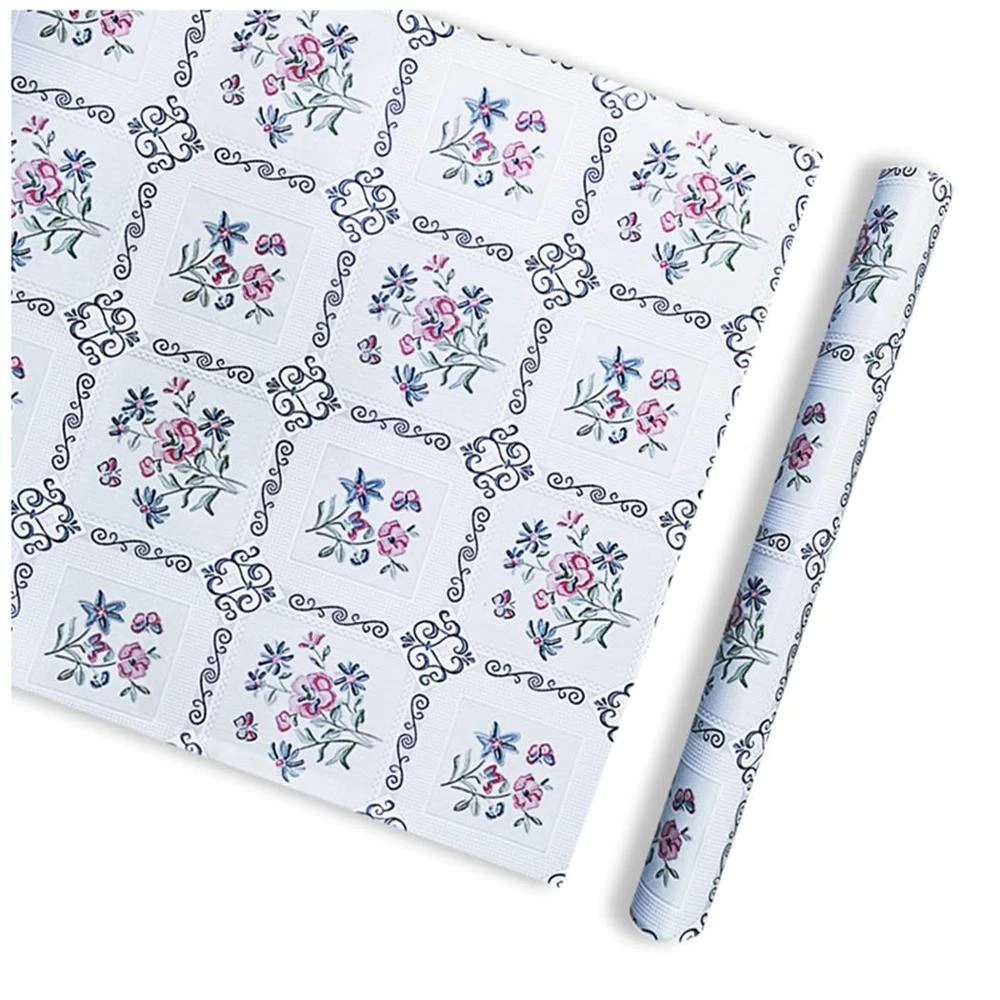 Glow4u Self Adhesive Floral Tile Wallpaper Contact Paper For Kitchen Bathroom Walls Backsplash Decal Removable Waterproof Wall Stickers Aliexpress
