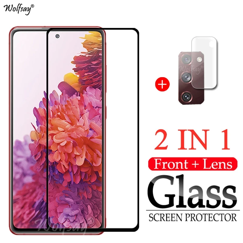 

For Samsung Galaxy S20 FE Glass For Samsung S20 FE Tempered Glass Screen Protector Camera Film For Galaxy S20 FE S21 Plus